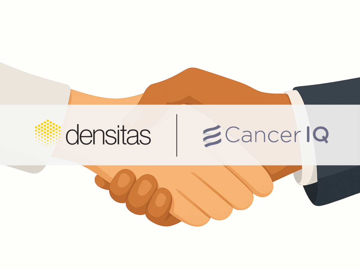 Densitas® Selects CancerIQ to Power Lifetime Risk, Patient Adherence as Part of its Industry Leading Mammography Quality AI Platform